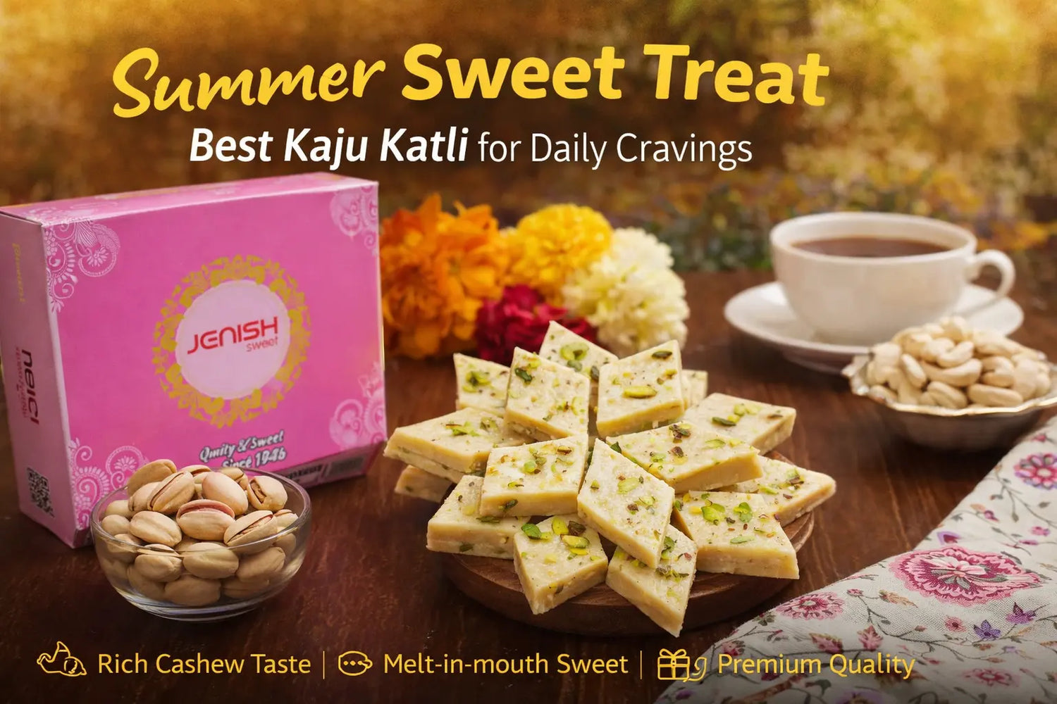 Summer Special Sweet Treat – Best Kaju Katli for Daily Cravings