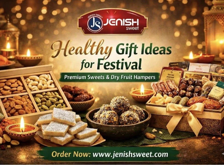 🎁 Healthy Gift Ideas for Festival | Premium Sweet Hampers by Jenish Sweet