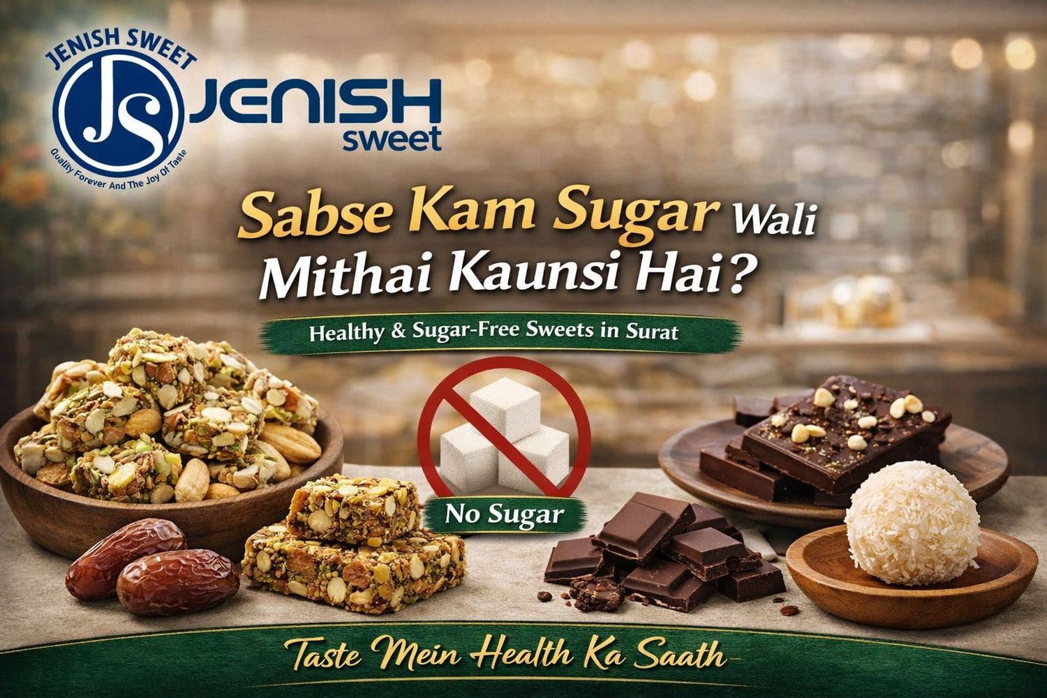 Sabse Kam Sugar Wali Mithai Kaunsi Hai? | Healthy & Sugar-Free Sweets in India
