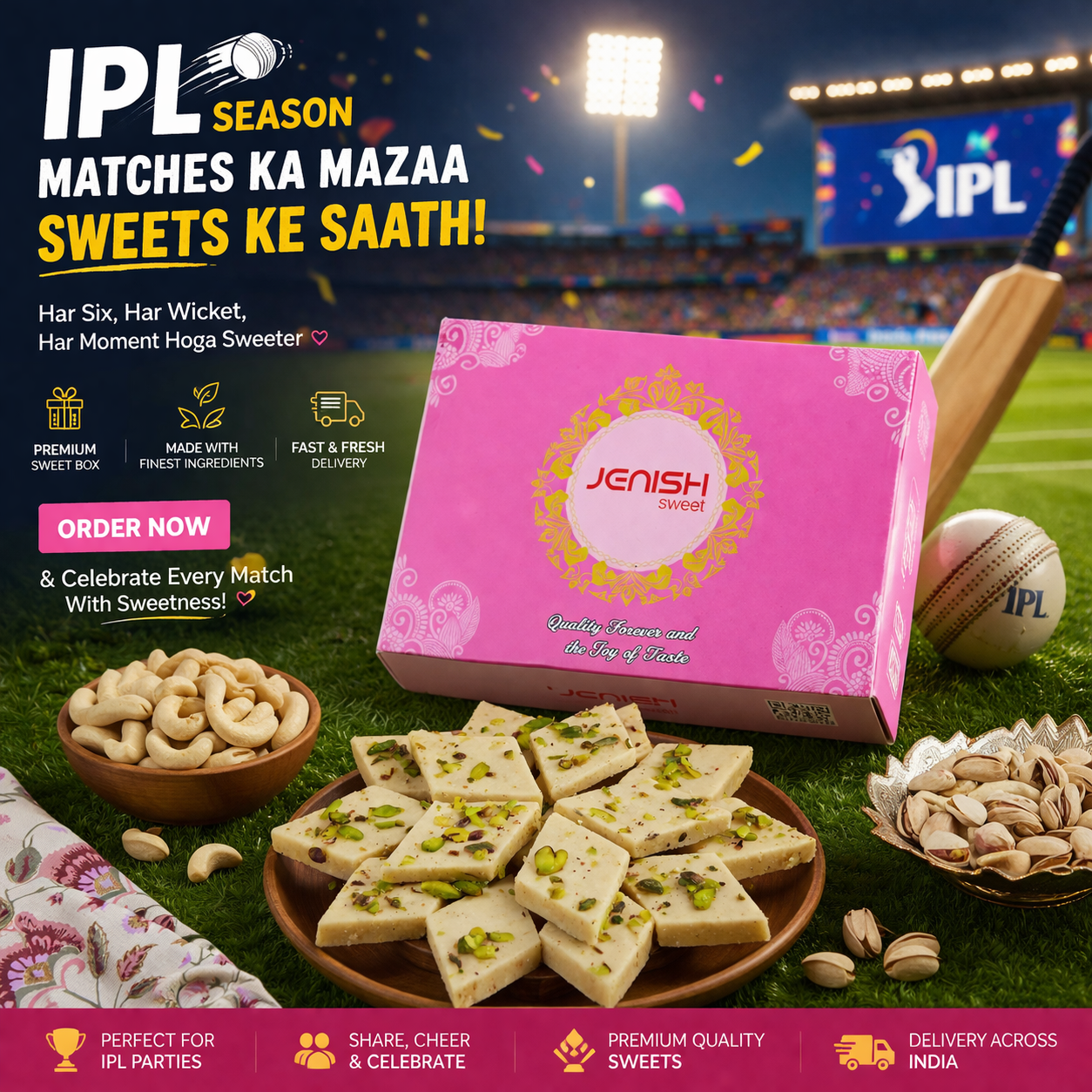 IPL Special Sweet Treats – Match Night Snacks & Celebration Blog