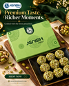 Premium Taste, Richer Moments – Jenish Sweet Pista Laddu
