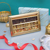 Jenish Sweet 500g Assorted Mix Sweet Box with dark chocolate, date and American punch sweets in gold embossed gift box